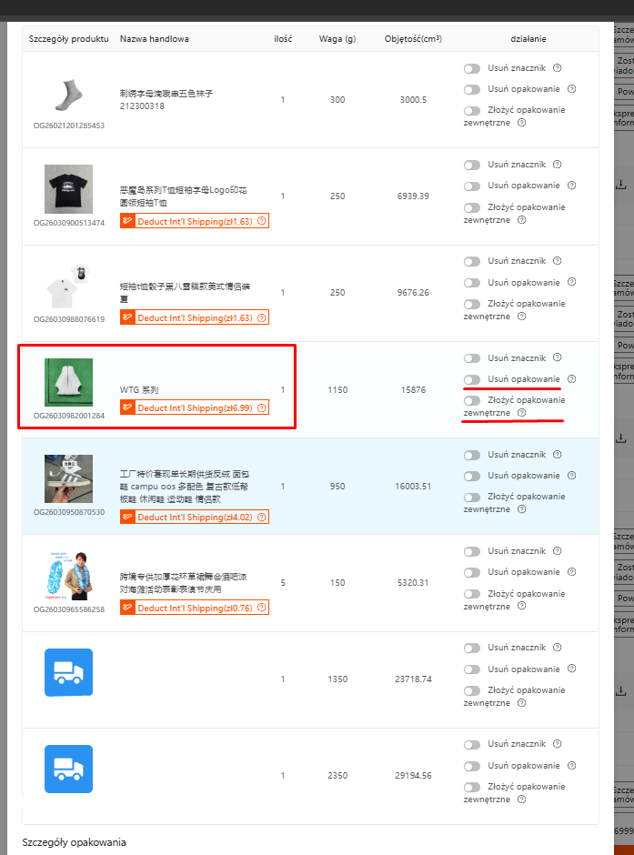 Usługi dodatkowe Kakobuy repy